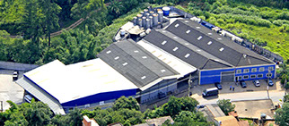 Imagem aerea da fabrica Eurostar